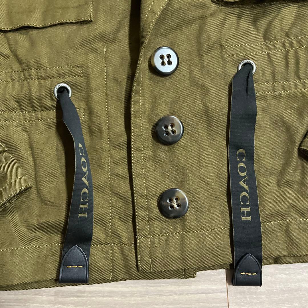 ぐ*ぅ様 COACH ミリタリージャケット XS オリーブ