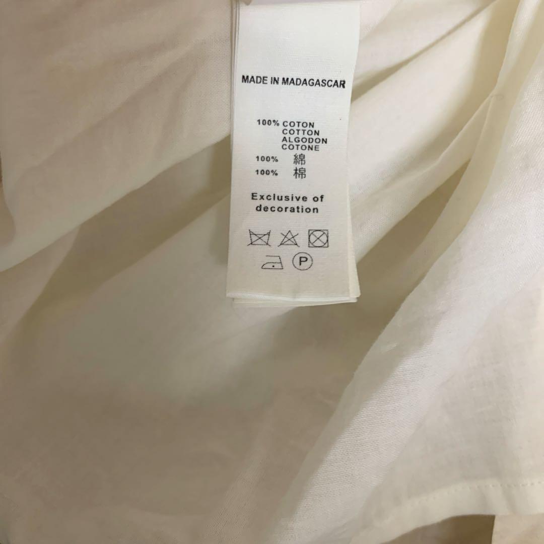 美品♡ボンポワン（Bonpoint）直営店購入 86 チュールドレス　白　レース