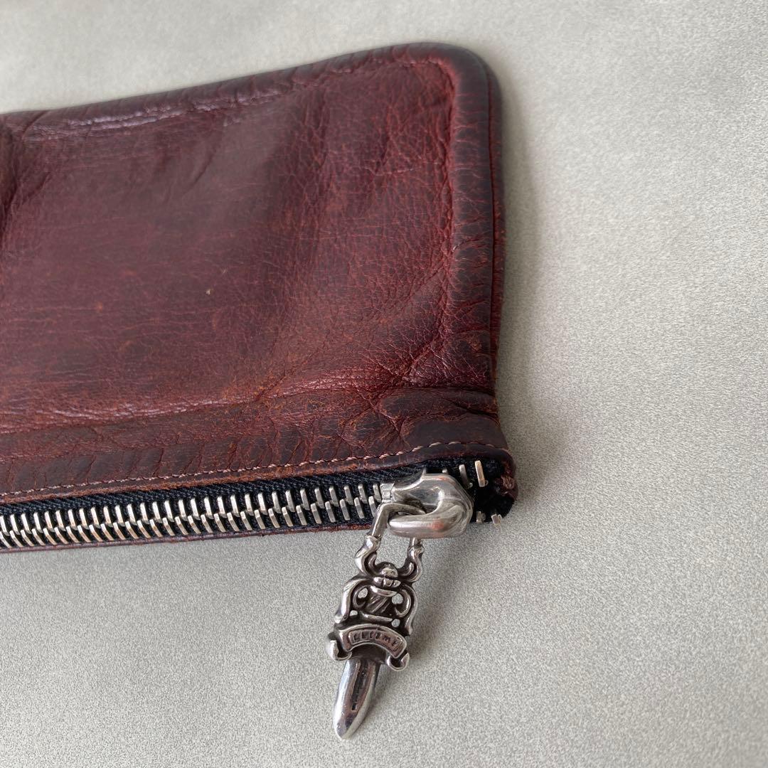 CHROME HEARTS クロムハーツ ジッパーチェンジパース　珍しいブラウン