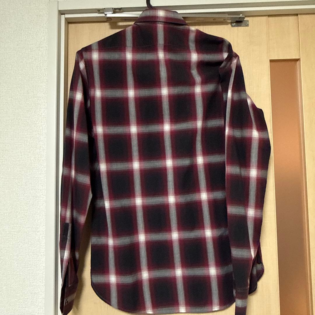 SAINT LAURENT PARIS 14aw オンブレ チェックシャツ