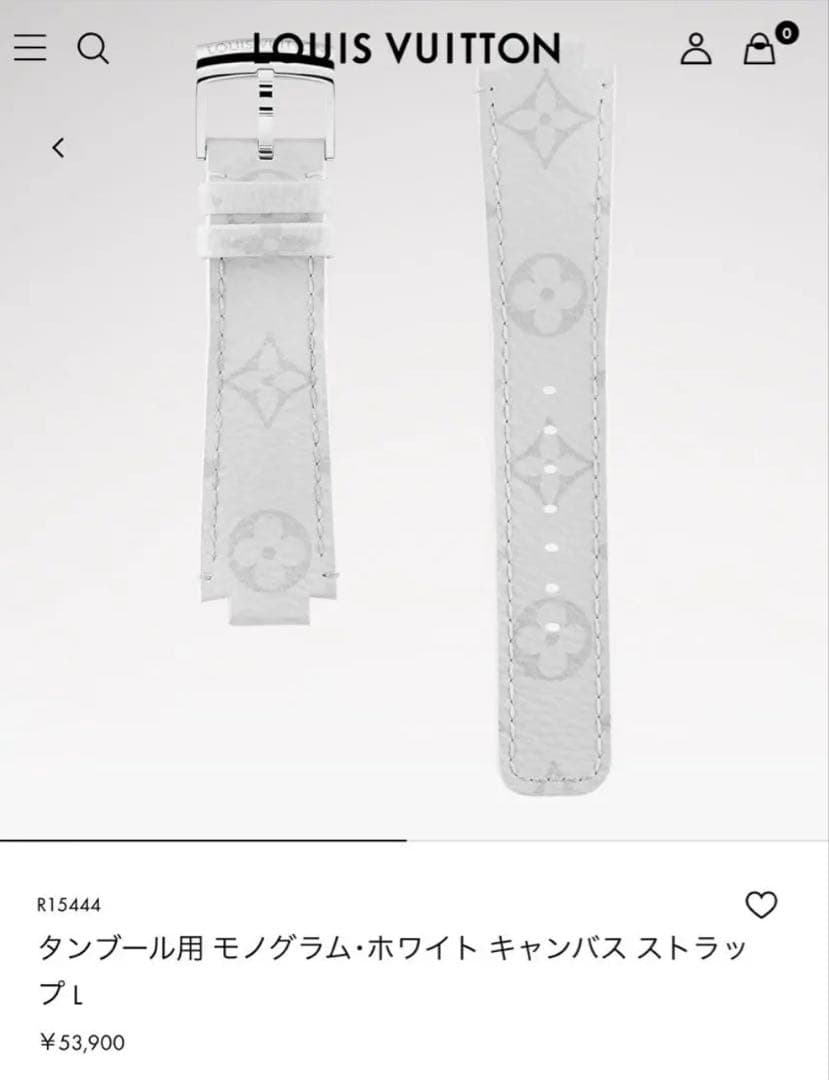 りん❗️新品電池交換磨仕上ルイヴィトンタンブールホライゾンV2 ベルト2点付