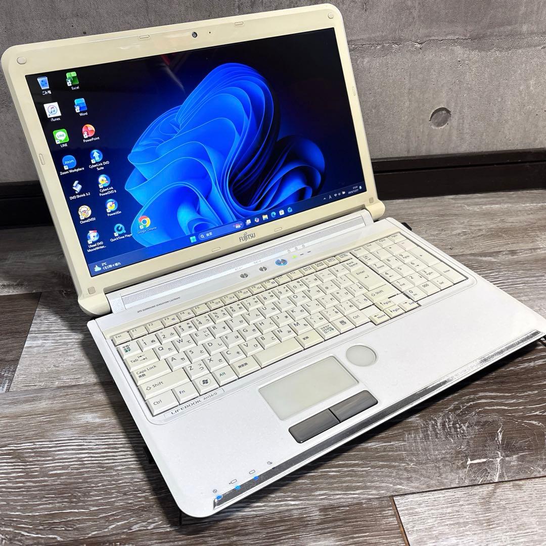 爆速仕様 Core i5 富士通ノートパソコン SSD Webカメラ