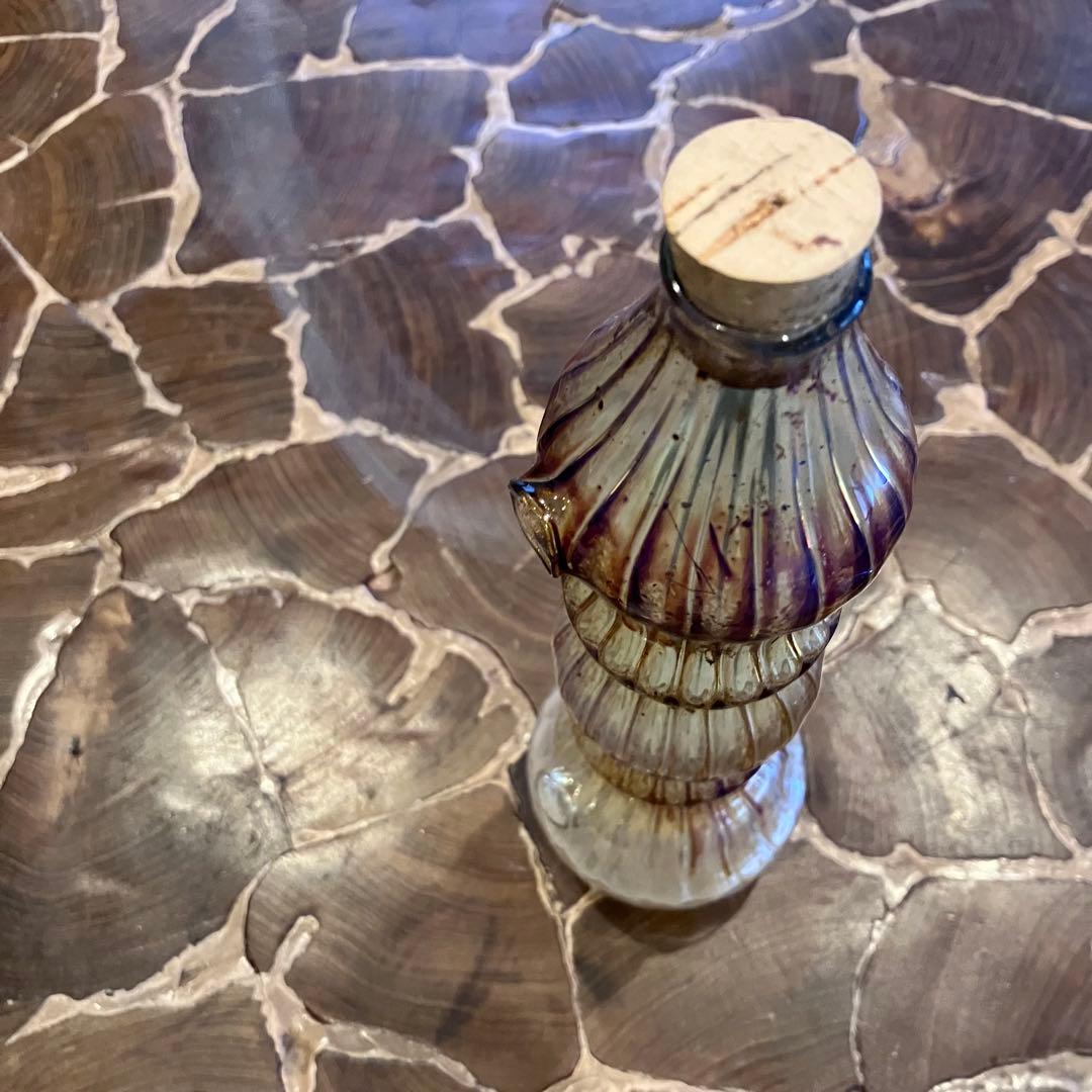 Xodas 元祖　ガラスインセンスバ-ナ- お香付　香炉　ボロシリケイトガラス