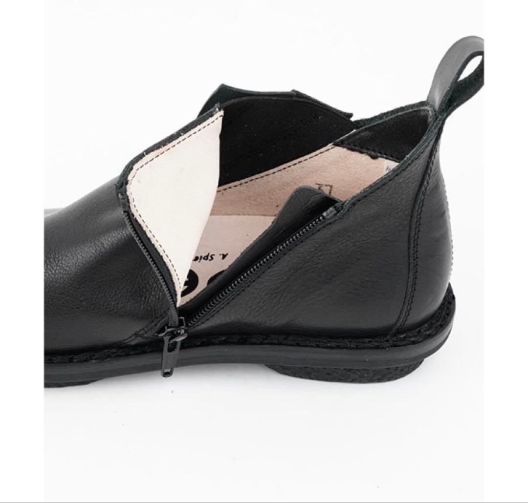 美品　トリッペン Kinky キンキー サイドゴアブーツ 本革 ブラック