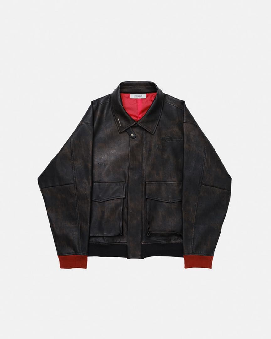 ずとまよ Zutomud Fake Leather Blouson L