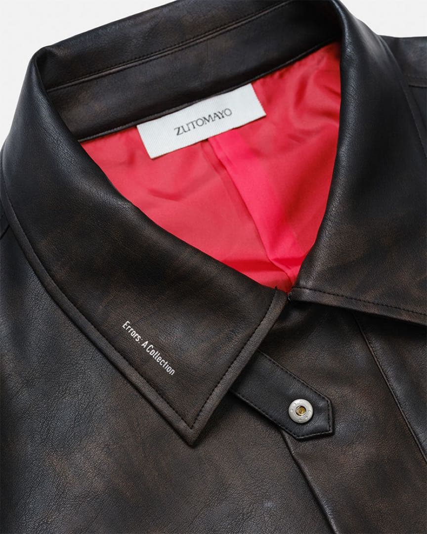 ずとまよ Zutomud Fake Leather Blouson L