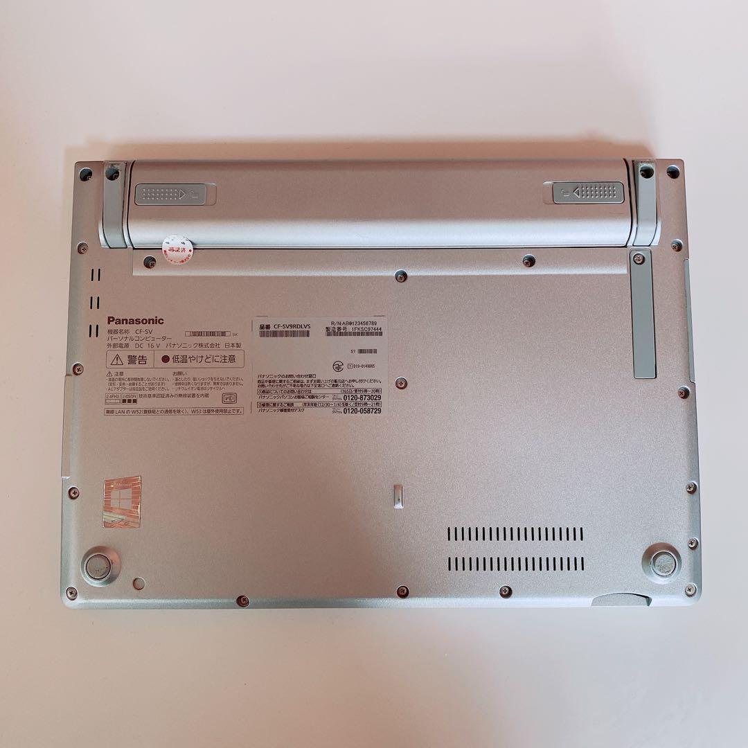 【美品】SV9爆速SSD256GB 8GBレッツノート第10世代パソコンPC