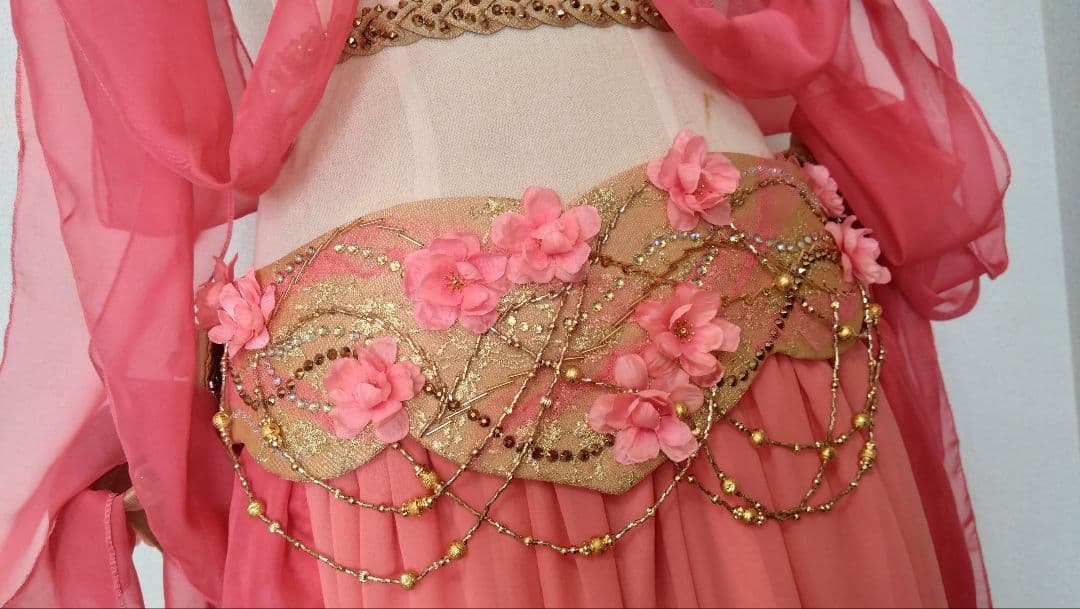 【syuka】ベリーダンス衣装　ブラベルトなど7点セット