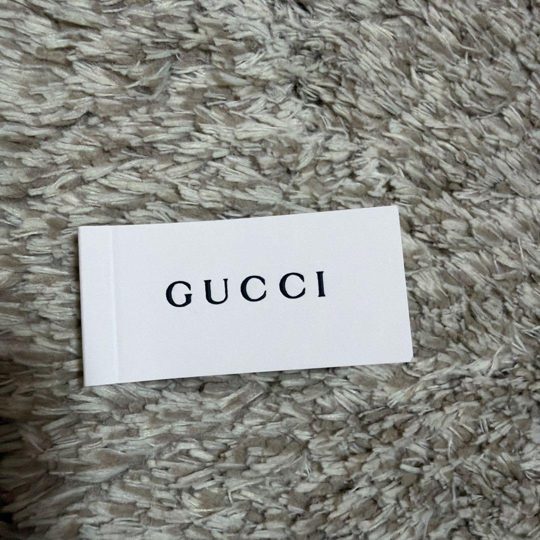 美品　グッチ インターロッキング　ワイドリング　8号　GUCCI シルバー