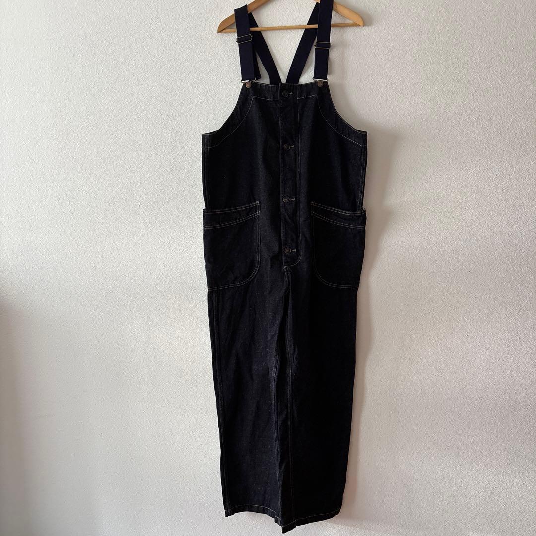 オーバーオール　GOHEMP TUBE VENDOR BLACK ワンウォッシュ