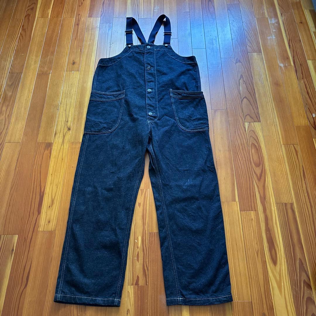 オーバーオール　GOHEMP TUBE VENDOR BLACK ワンウォッシュ