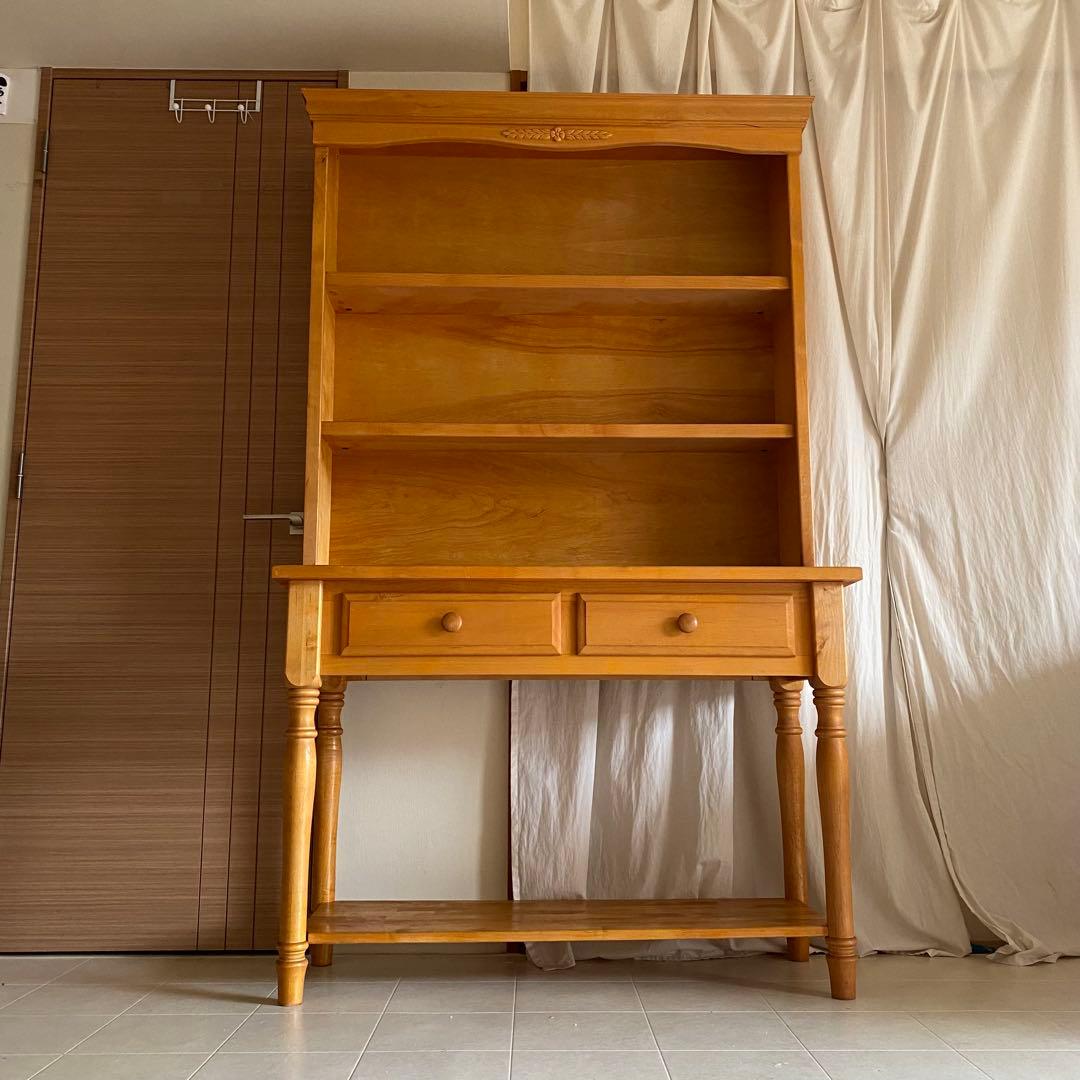 シェルフ　棚　カントリー　キャビネット　北欧　カップボード　アンティーク