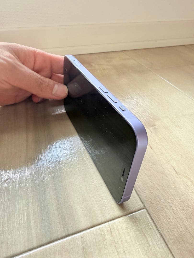 iPhone 12 パープル 64GB 本体+箱+充電ケーブル+説明書