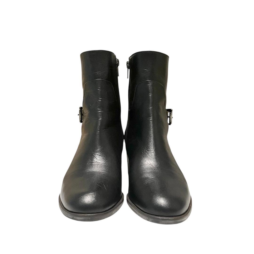 【極美品】◾️マーガレットハウエル◾️ショートブーツ◾️サイドジップ◾️レザー◾️ブラック