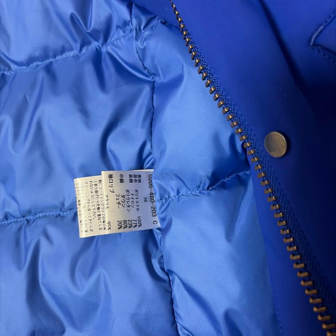 フォクスファー ブルー ダウンジャケット ダブルスタンダードクロージング