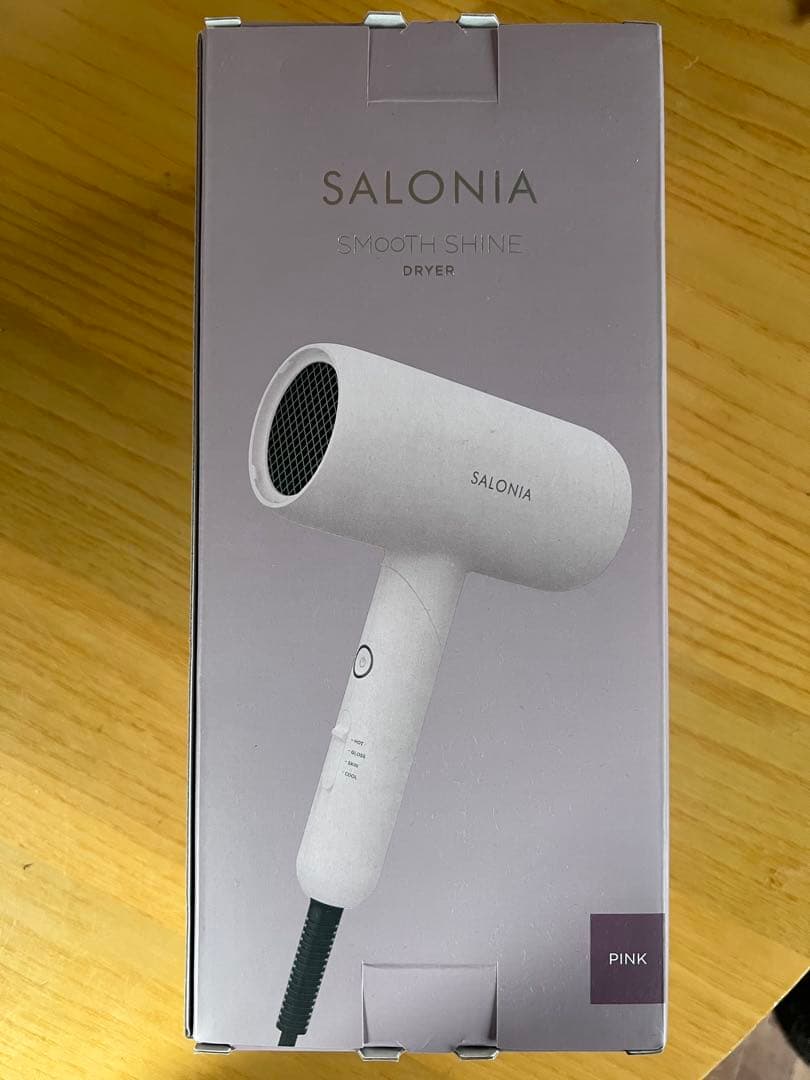 SALONIA SMOOTH SHINE DRYER ピンク