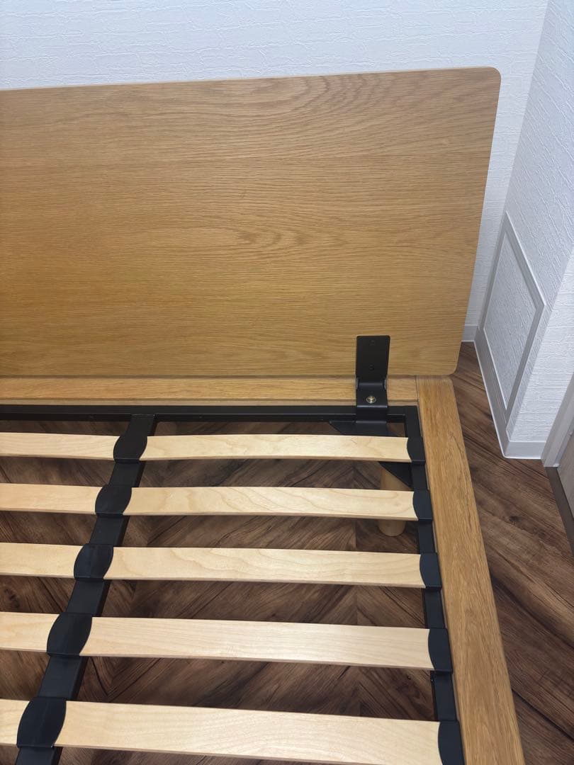 無印良品 セミダブル ベッドフレーム ヘッドボード付き