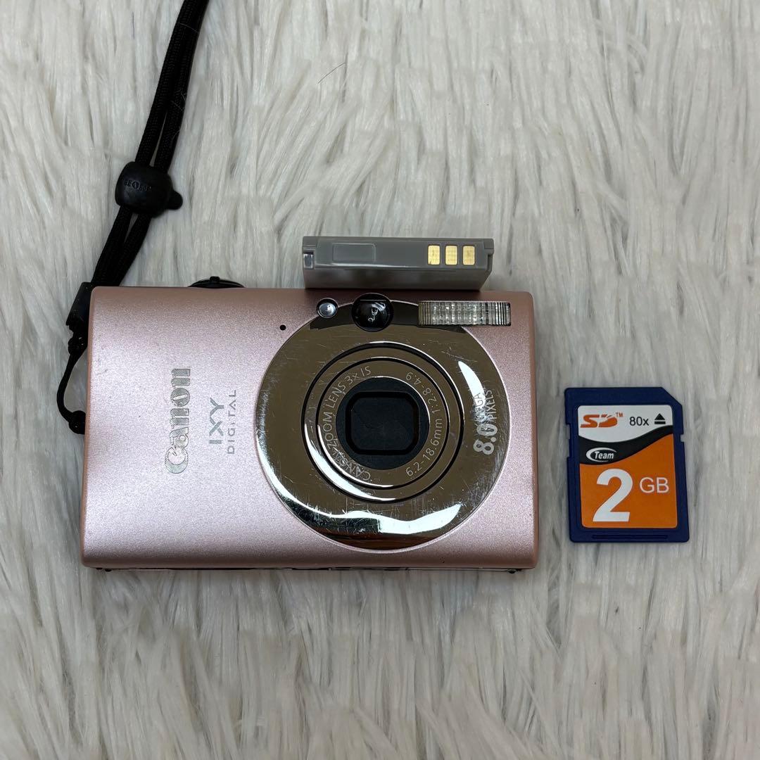 Canon カメラ　IXY 20IS PC1271 ピンク コンデジ　動作品