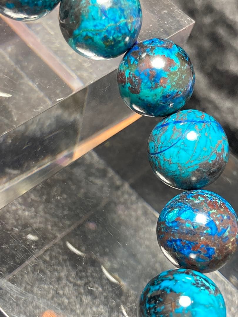 アイアンクリソコラ ブレスレット 10.5mm 天然石 パワーストーン