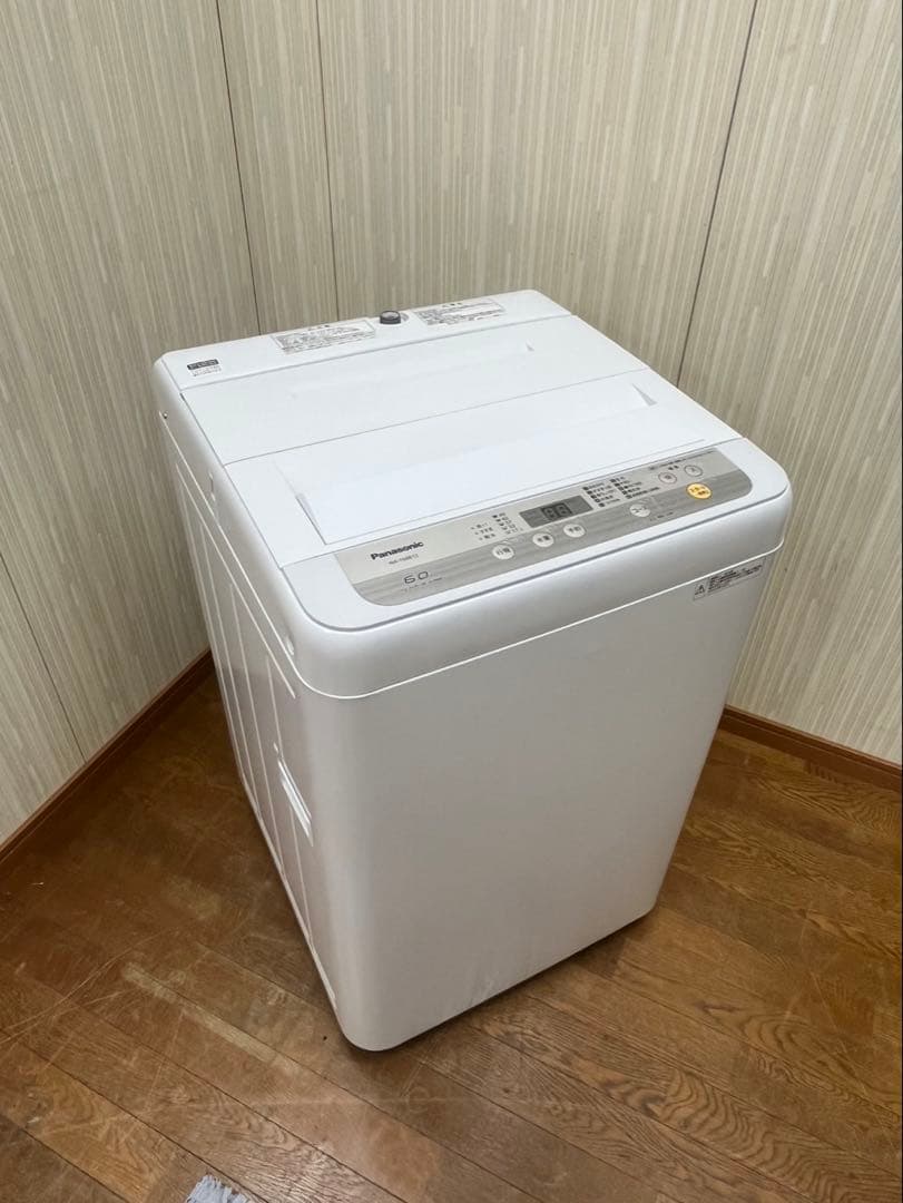 6.0kg Panasonic 2018年 NA-F60B12 縦型洗濯機