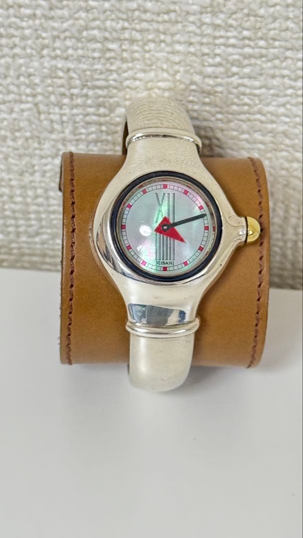 ミザーニキャデラック シルバー925 シェル文字盤 レディース