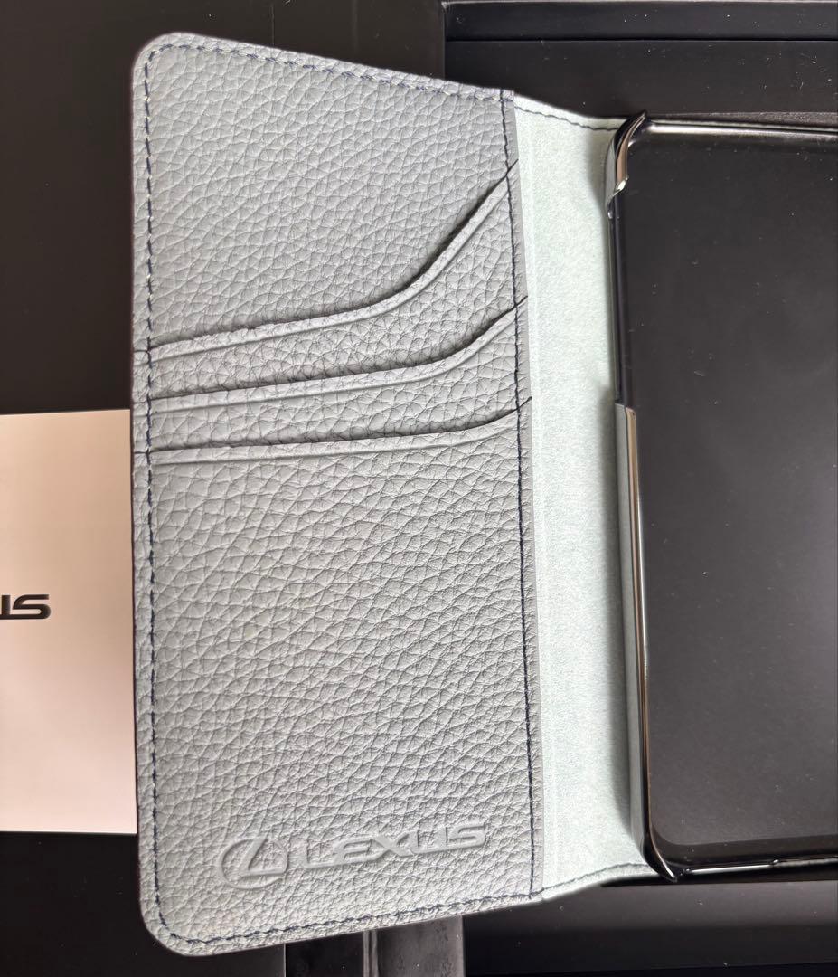 Lexus レザー iPhoneケース カードポケット付き