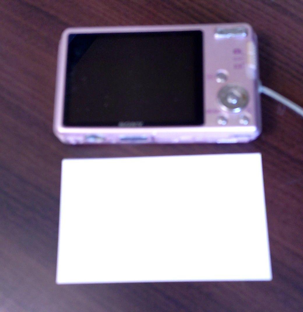SONYサイバーショット★　DSC-W350D 桜色★名刺サイズ