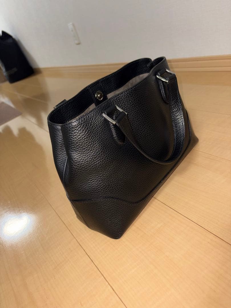 [ペッレ モルビダ] ミニ トートバッグ 本革 メンズ PM-TE013