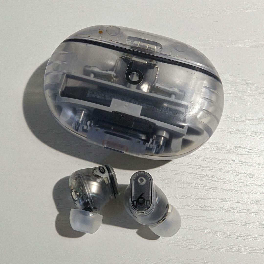 【中古動作確認済み】Beats Studio Buds+ 透明 Care+アリ