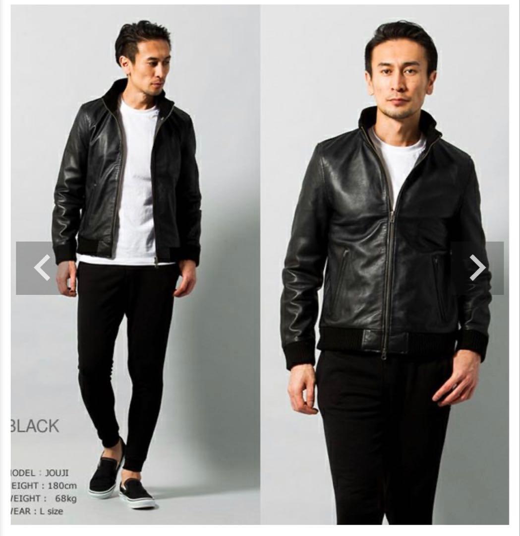 Liugoo Leathers 本革 レザー トラックジャケット M