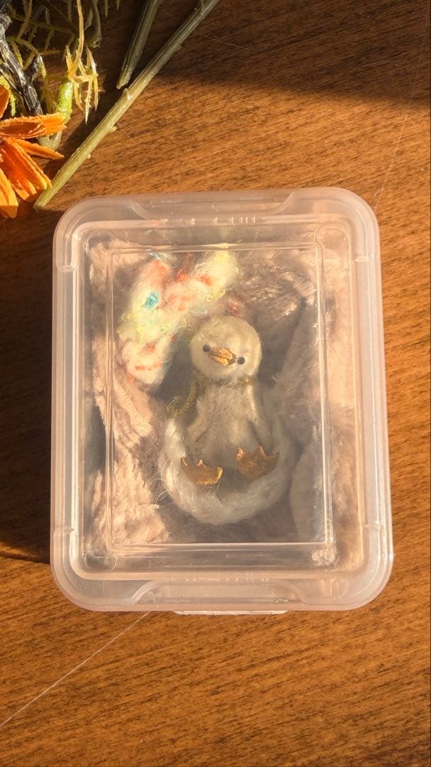 moriのえほん様　小さいアヒル　ぬいぐるみ　ミニチュア　ハンドメイド