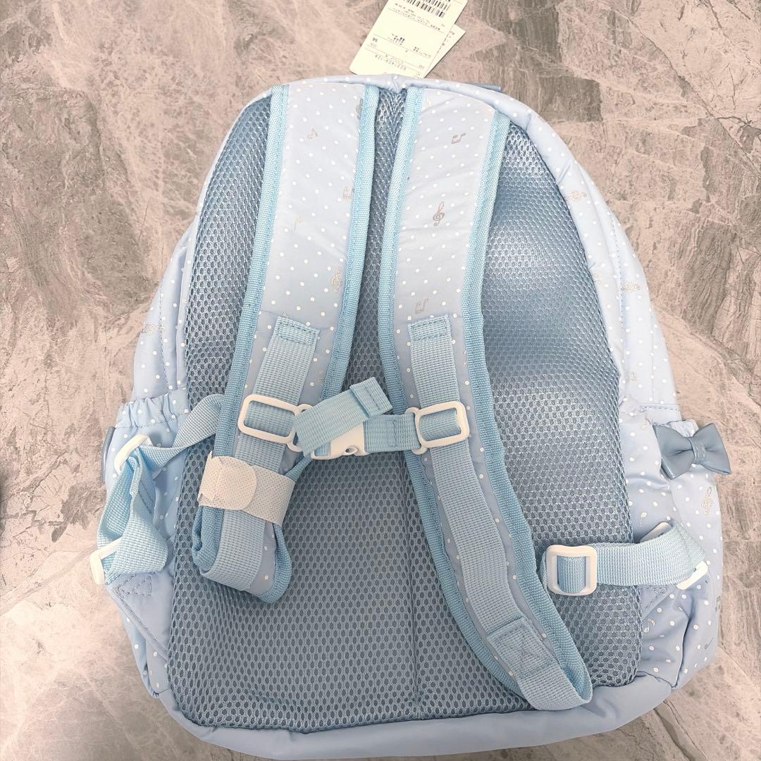 mezzopiano 水色ピアノ 鍵盤 リュック ナップサック