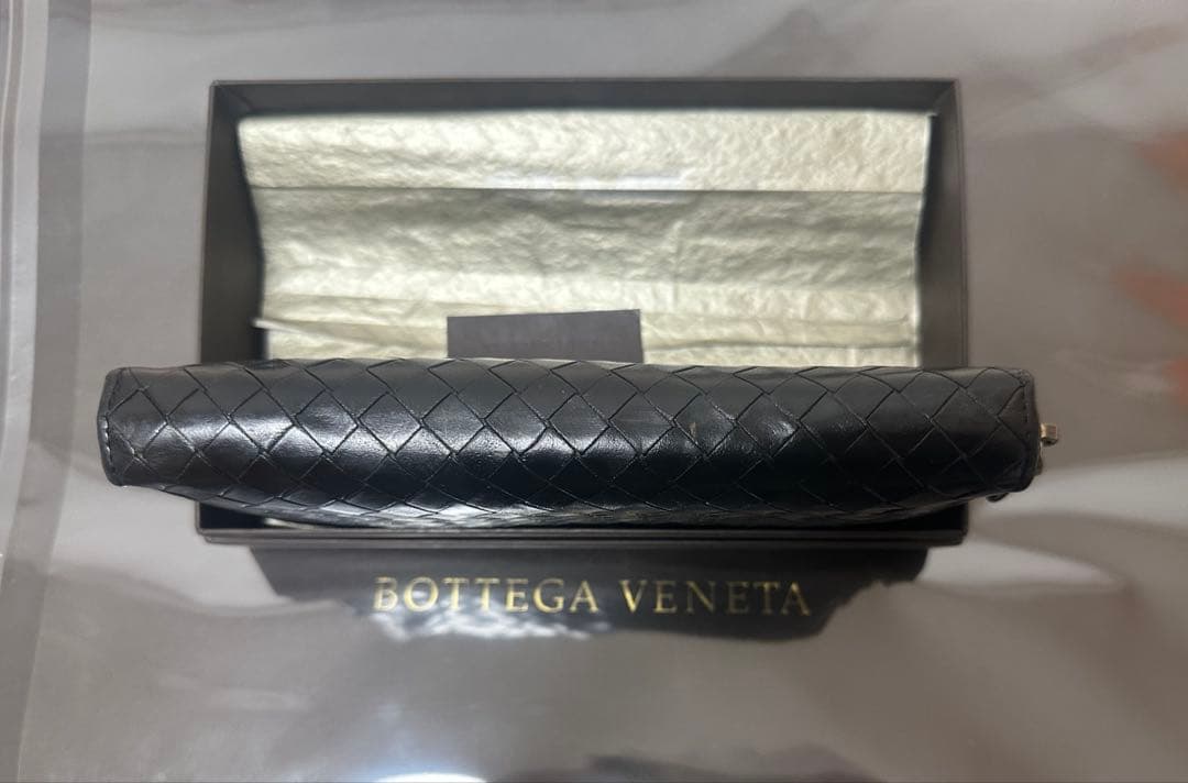 【付属品付】ボッテガヴェネタ ラウンドファスナー/ラム/黒/1️⃣✨✨✨