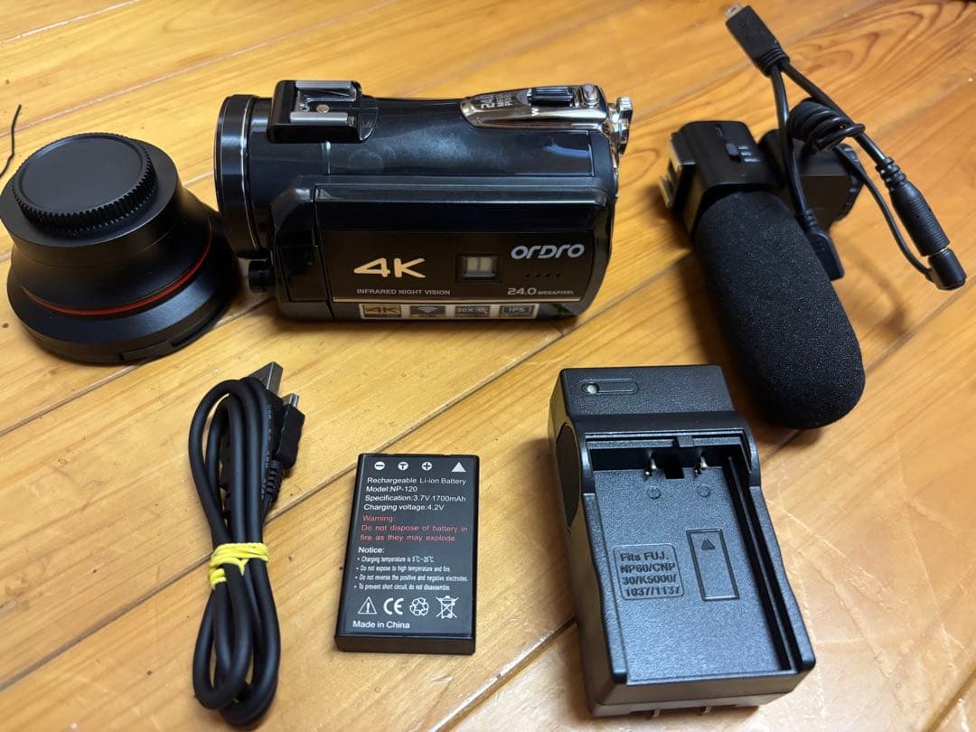 ordro 4Kビデオカメラ本体