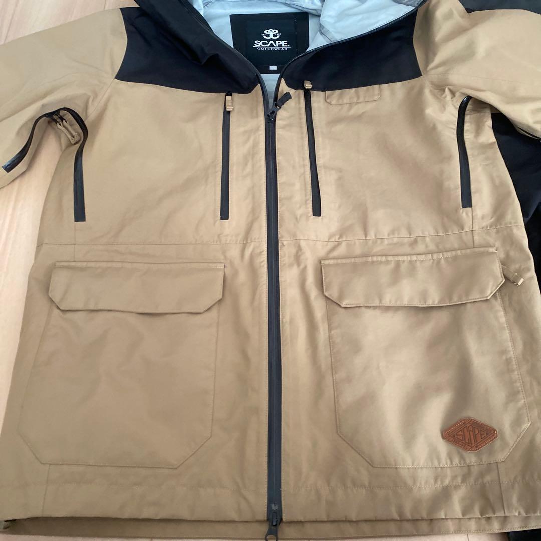 【新品】SCAPE スノーボードウェア 上下セットPOW JK /BIB PT