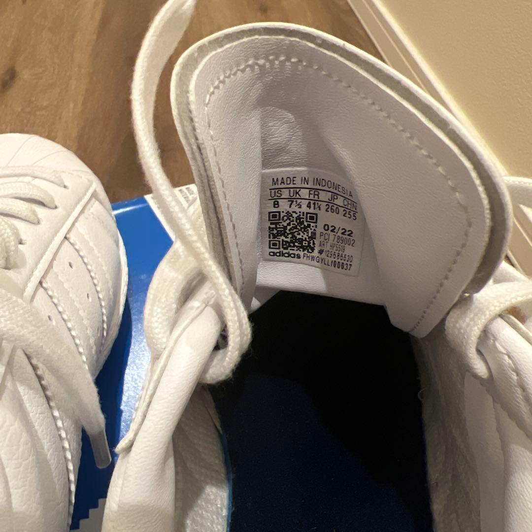 adidas SUPERSTAR 82 ホワイト 8 ロンハーマン　限定