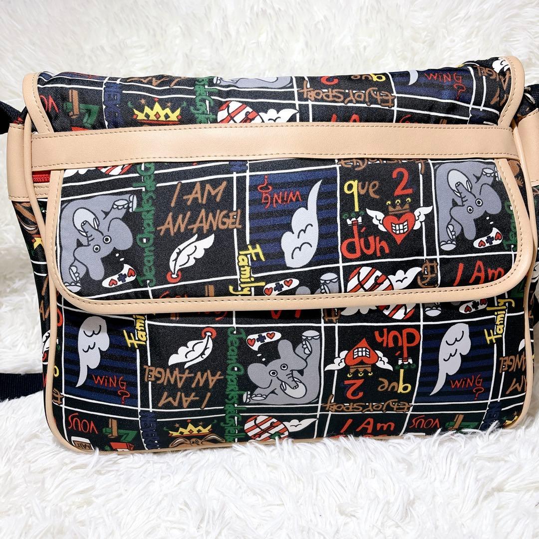 【極美品】 カステルバジャック ショルダー メッセンジャー バッグ 動物