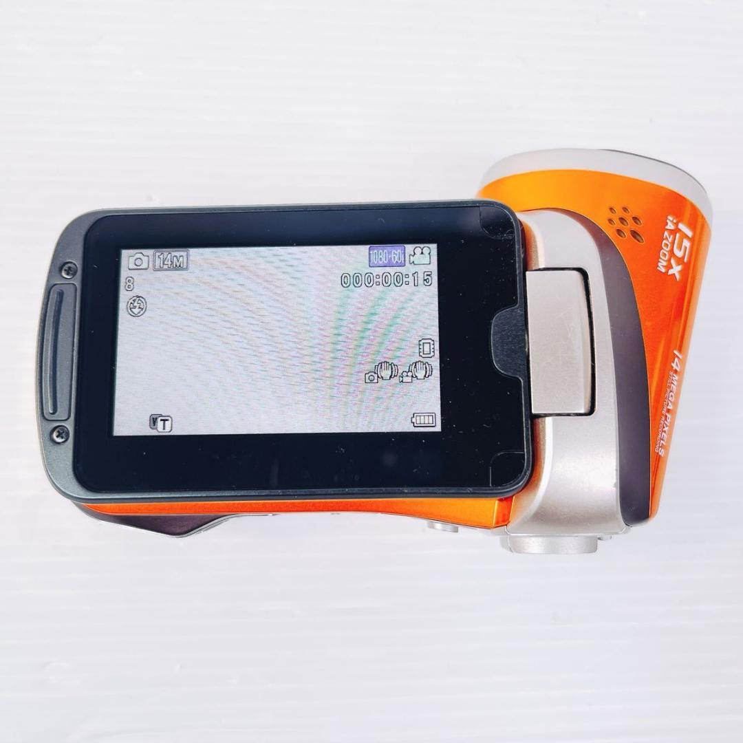 Panasonic デジタルムービーカメラ HX-WA2-D オレンジカラー