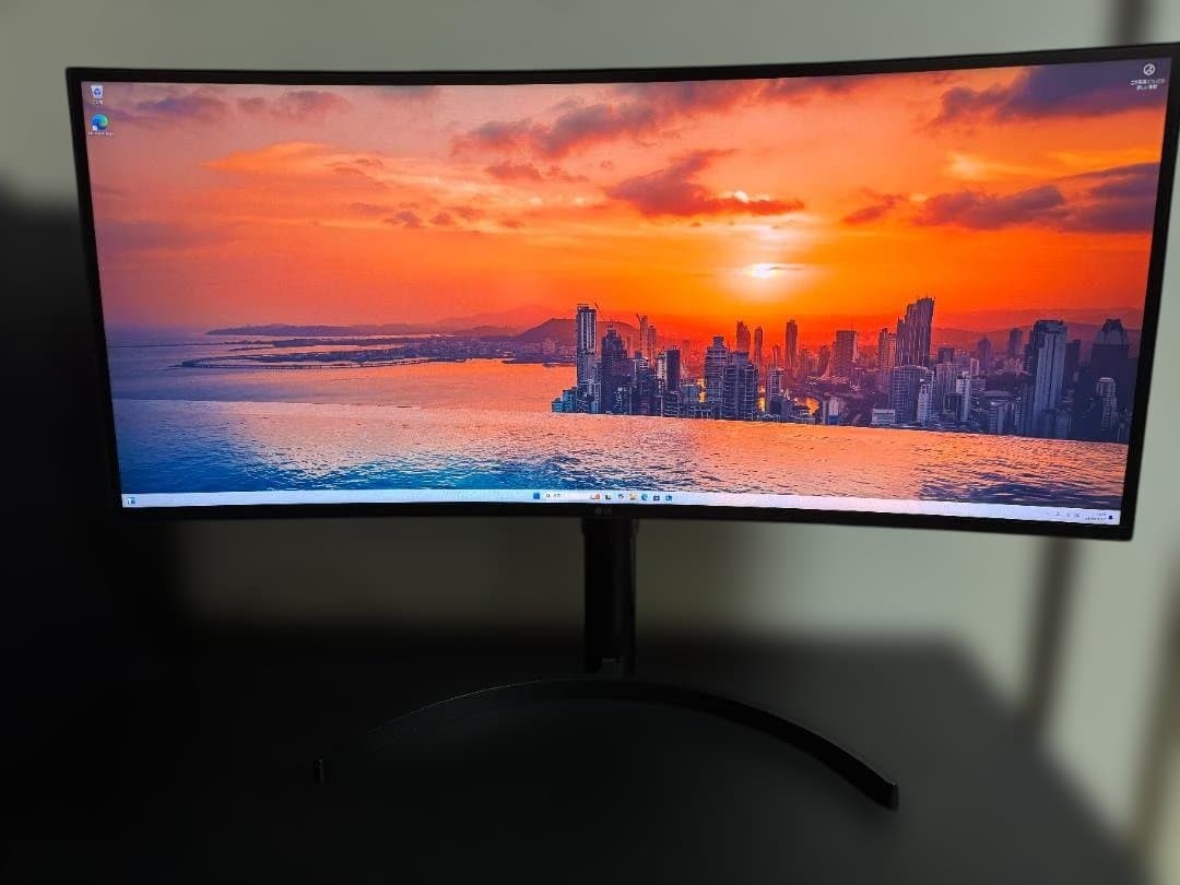 LG34インチ 曲面型ウルトラワイドモニター（型番：34WL75C-B）