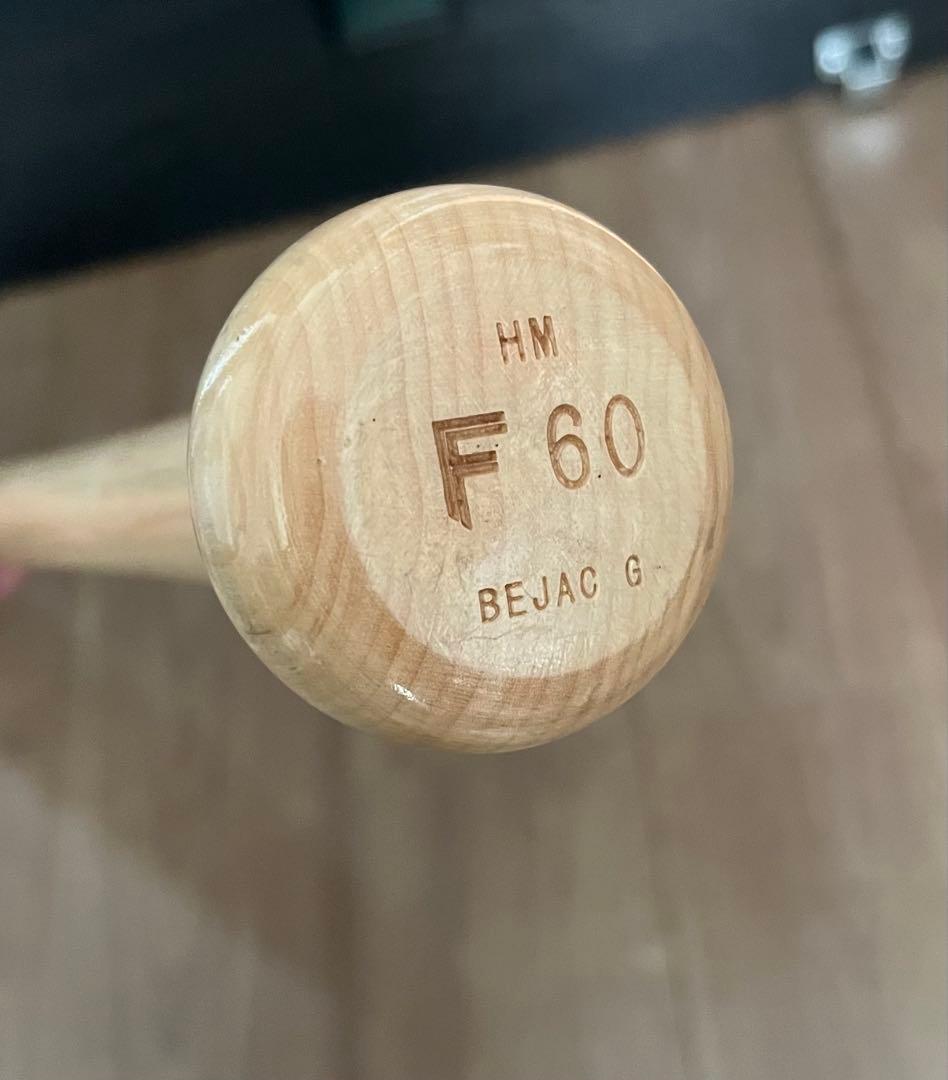 日本ハムファイターズ 吉田賢吾 #60　バット NPBマーク 支給品　実使用