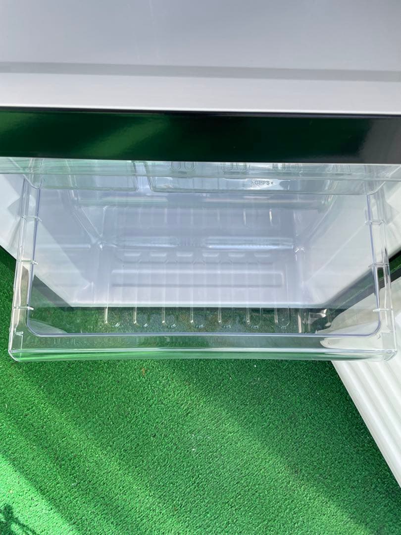 953 ユーイング おしゃれブラック2ドア冷蔵庫 右開き 一人暮らし 単身