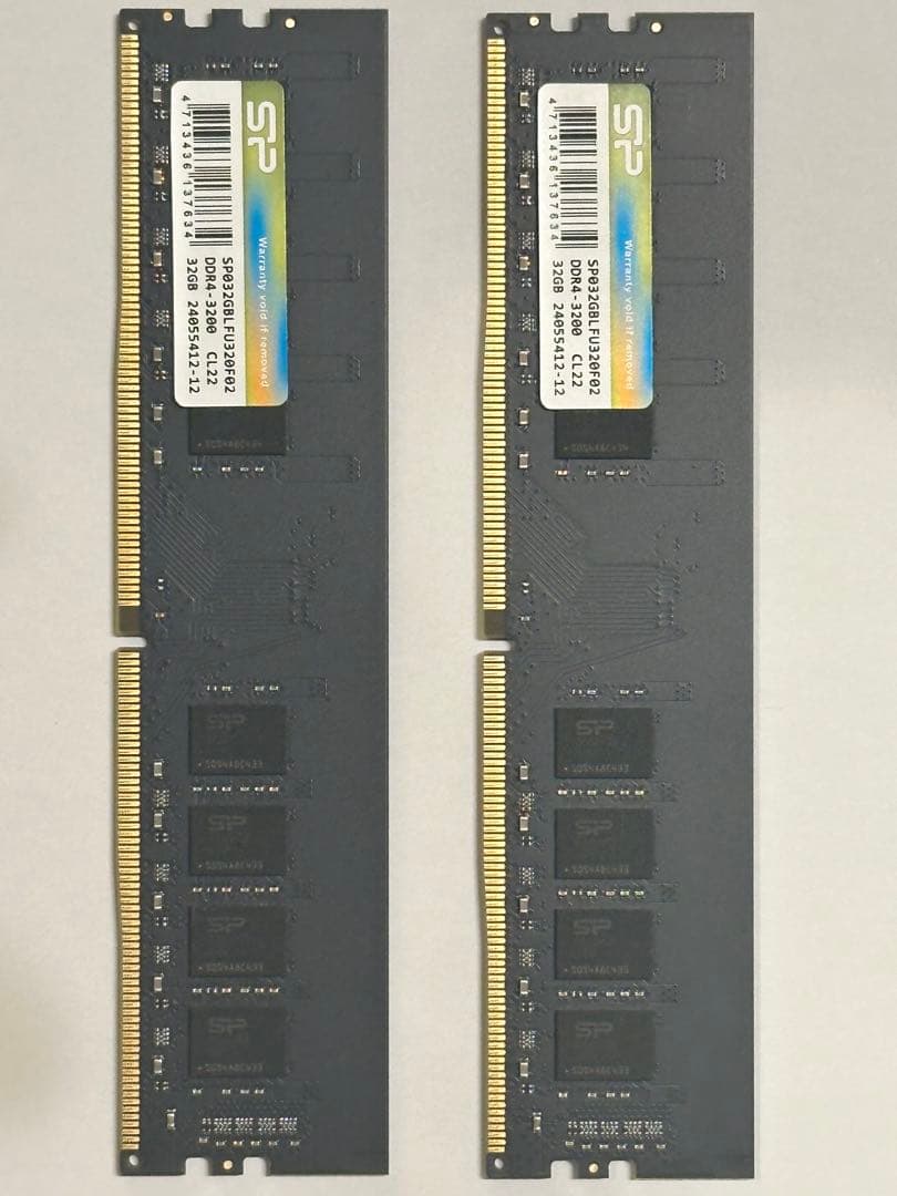 p*o様 シリコンパワー SP メモリ DDR4 3200 32GB 2枚 (6