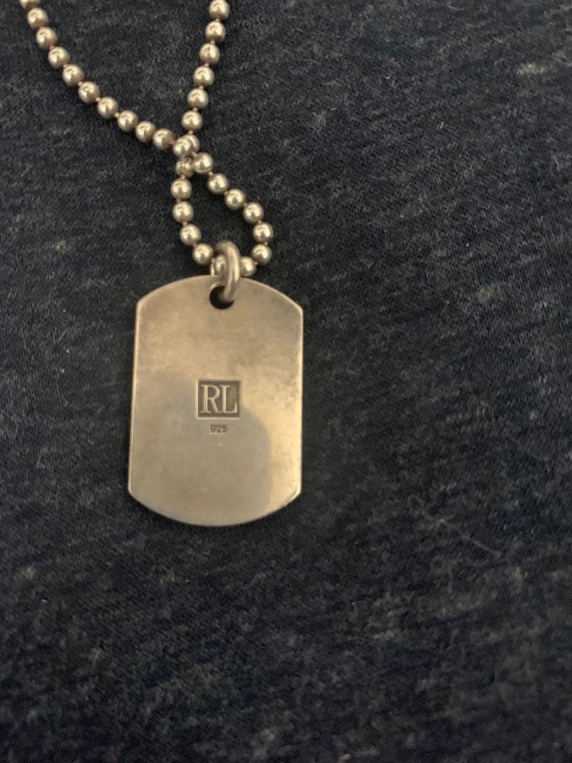 Ralph Lauren ロゴ ドッグタグ ネックレス
