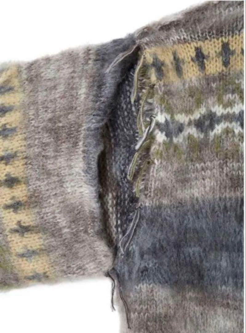 PERVERZE モヘア カーディガン 2022 gray セーター パーバーズ