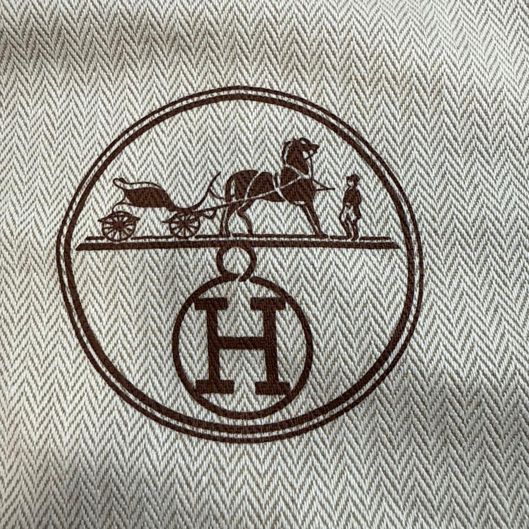 【H】HERMES エルメス　巾着袋　大きめバッグ用　55×61 ヘンリボーン