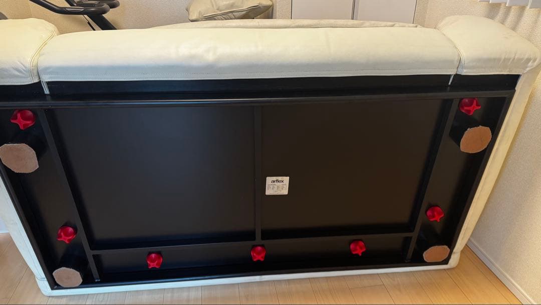 Arflex 2人掛けソファ（BENGODI） レザー ホワイト