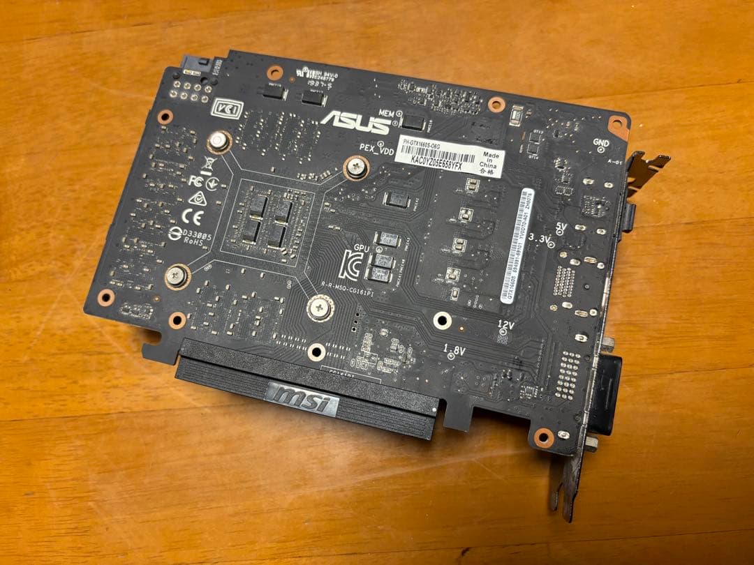 ASUS グラボ　PH-GTX1660S-O6G