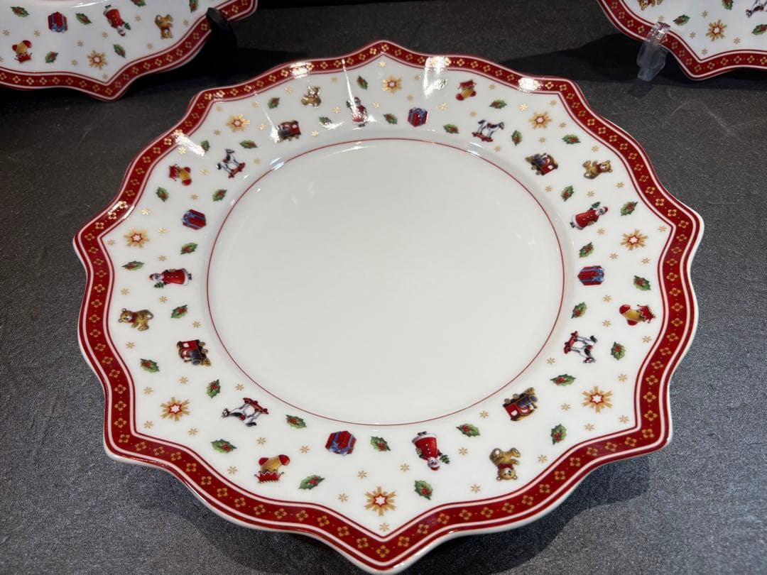 【レア】ビレロイ＆ボッホ　トイズデライト　30㎝プレート3枚セット