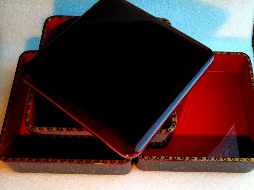 「Pan」　輪島塗　三段重箱　✩匿名配送✩