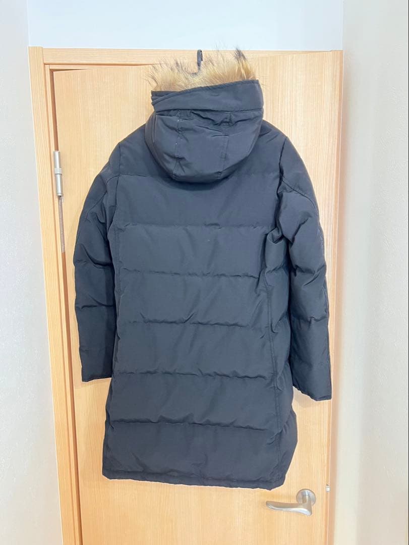 DANTON フード付きダウンジャケット 38 ブラック